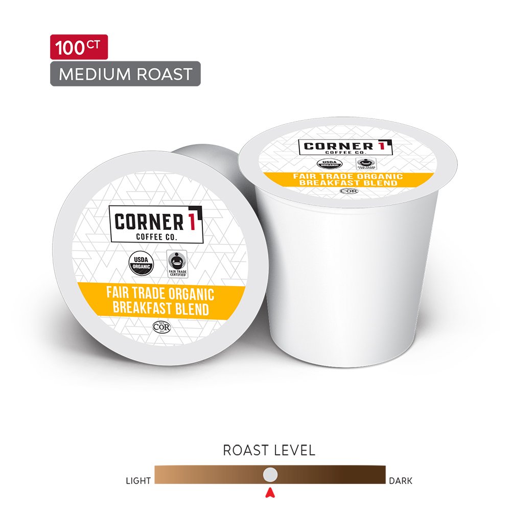 Corner One Fair Trade Organic Single Serve Coffee - Image 3