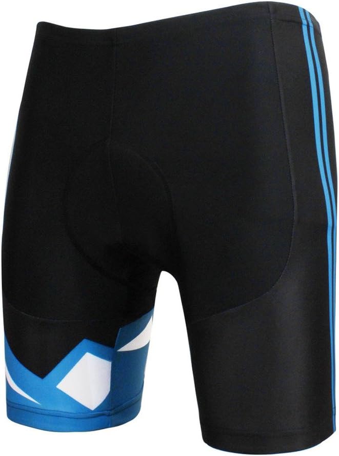 PaladinSport Muscle Shark Pattern Men's Blue Short Sleeve Cycling Apparel