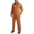 Bass Creek Outfitters Men's Coveralls – Water Resistant Insulated Long Sleeve Duck Canvas Jumpsuit (Sizes: M-XXL)