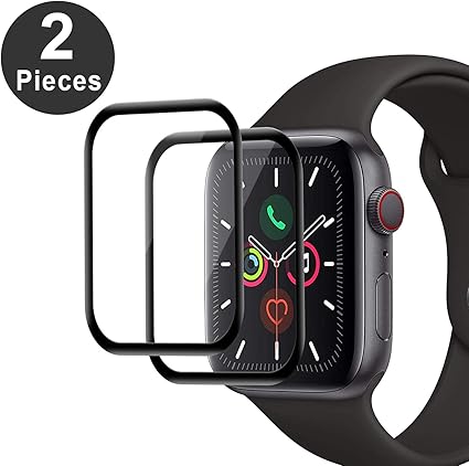 POOPHUNS 2 Unidades Vidrio Templado Apple Watch Series 5/Series 4 ...