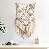 BMIDRUT Hanging Macrame Tapestry Dream Catchers Hand Woven Tapestries Boho Wall Art Decor Home Wall Decor Wall Pediment