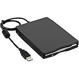 Neoteck 3.5" USB Floppy Disk 1.44 MB FDD Floppy Disk Drive External Portable USB Floppy Disk Reader Plug and Play for Laptop PC MAC Windows 10 Windows 8 7 VISTA/XP/ME/2000/SE/98