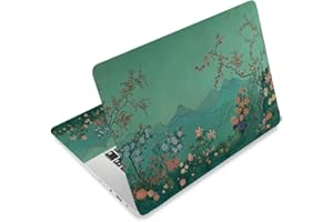 CRAFTYMELODY Laptop Skin Sticker Decal PVC Vinyl Quote Sticker Notebook PC Protector Waterproof Scratch Resistant Laptop Skin