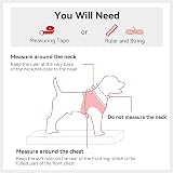 Joytale Step in Dog Harness Soft Mesh Reflective Breathable Vest L Red view 7