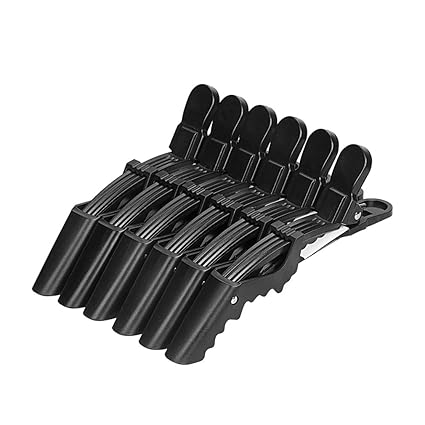 Deatti Crocodile Alligator Professional Hair Clips 6 Pcs Hair