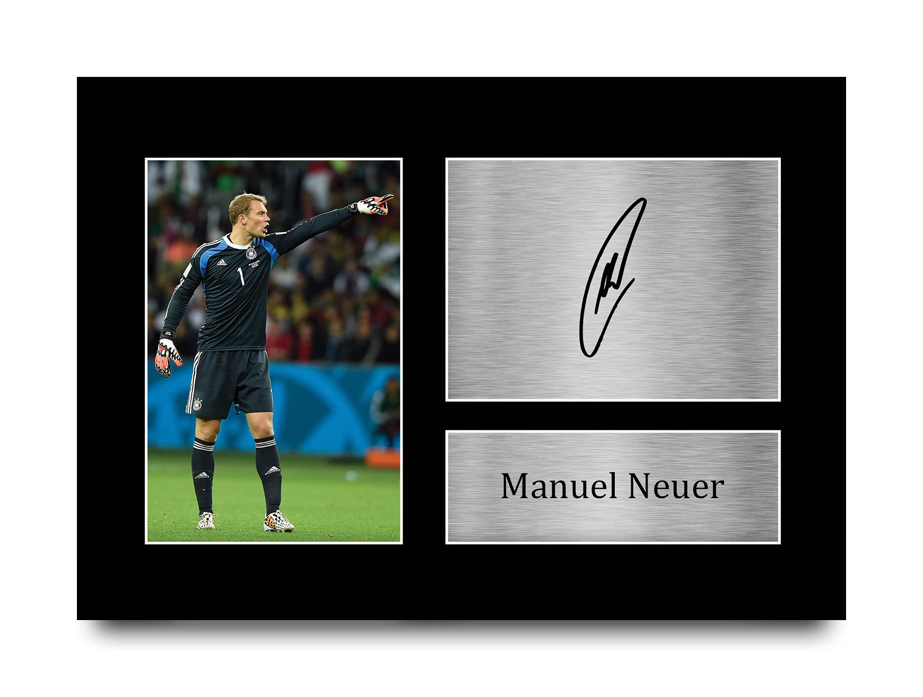 HWC Trading A4 Manuel Neuer Germany Gifts Printed Signed Autograph Picture for Fans and Supporters - A4
