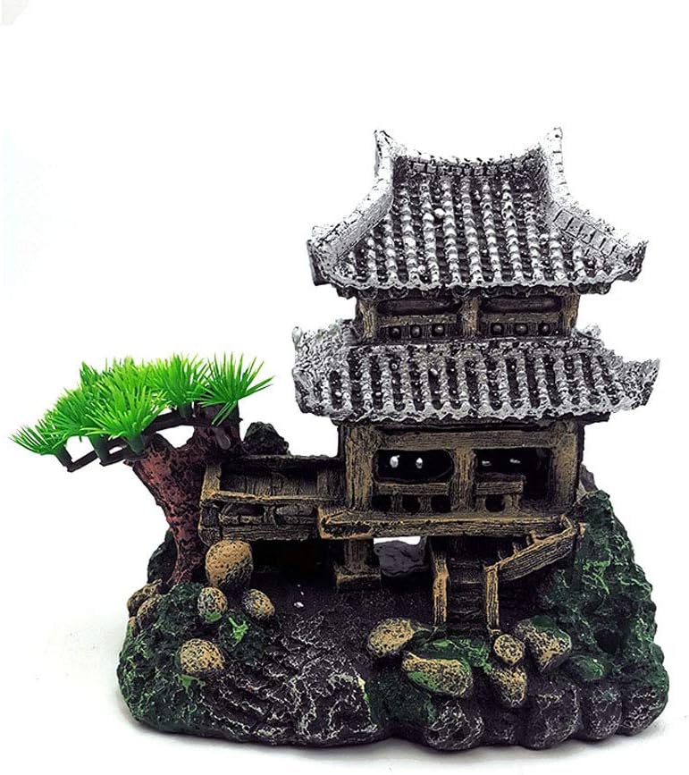 pagoda aquarium ornament