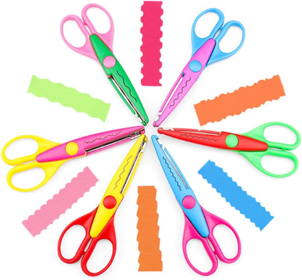 Allbusky Paper Creative Crafts Arts Cut Picture Photo Edging Scissors