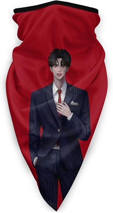 Handsome Suit Anime Man Funny Theme Unisex Adult Neck Windproof Mask Dust Sports Face Mask Half Balaclava Ski Mask Cold Weather Bandana Women Men Outdoors Festivals At Amazon Men S Clothing Store