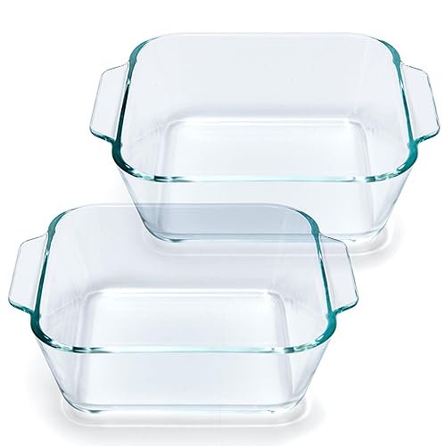 Square Glass Roasting Pan Pyrex Rectangular Glass Baking Dish