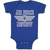 Cute Rascals Baby Bodysuit Air Force Nephew Aunt Uncle Funny Boy & Girl Baby Clothes Cotton