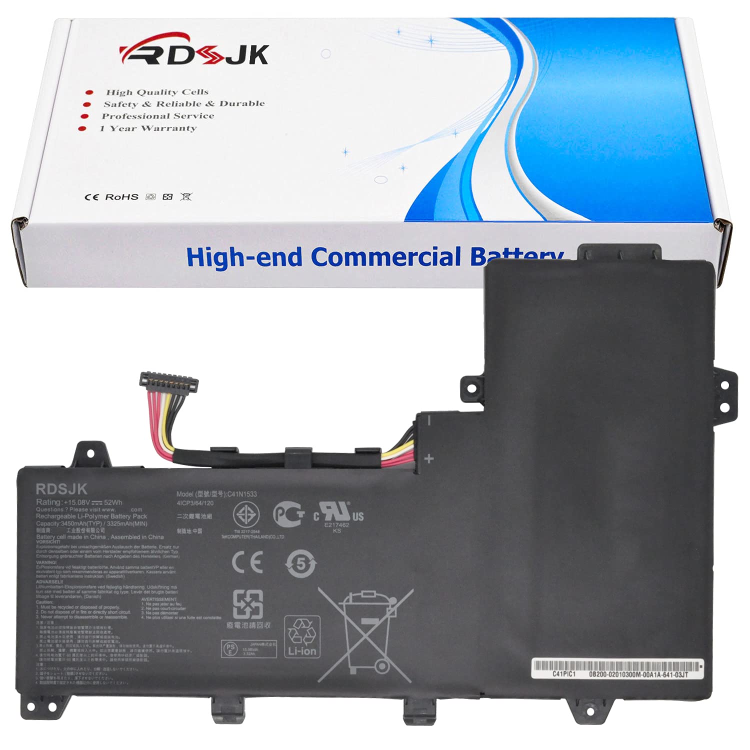 C41N1533 Laptop Battery for Asus Q524U Q524UQ