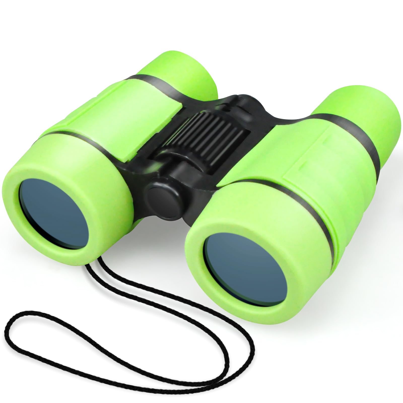 Toy Binoculars Green Kids Binoculars for 3-8 Year Old 4x30 High Resolution ChildrenBinoculars for Age 4 5 6 7 KidsBinocular Outdoor Toys for Boys Girls Birthday Present Gifts Age 3+ — image 1