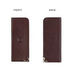 Adamis Genuine Leather Spectacles Soft Pouch for