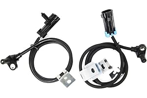 MUCO New 2pcs Front Left and Right ABS Wheel Speed Sensor For 1999-2007 Chevrolet Truck GMC 15991986
