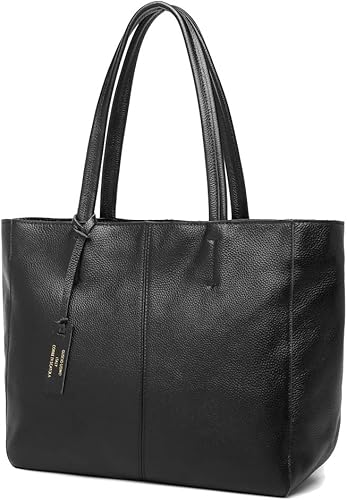 Amazon 便利を 持ち歩く 牛革100 レザー 革 ファイル対応 Pc対応 大容量 天ファスナー 通勤 カジュアル トートバッグ ビジネストート ビジネスバッグ メンズ ブラック Guscio Italy グッシオ イタリー シューズ バッグ