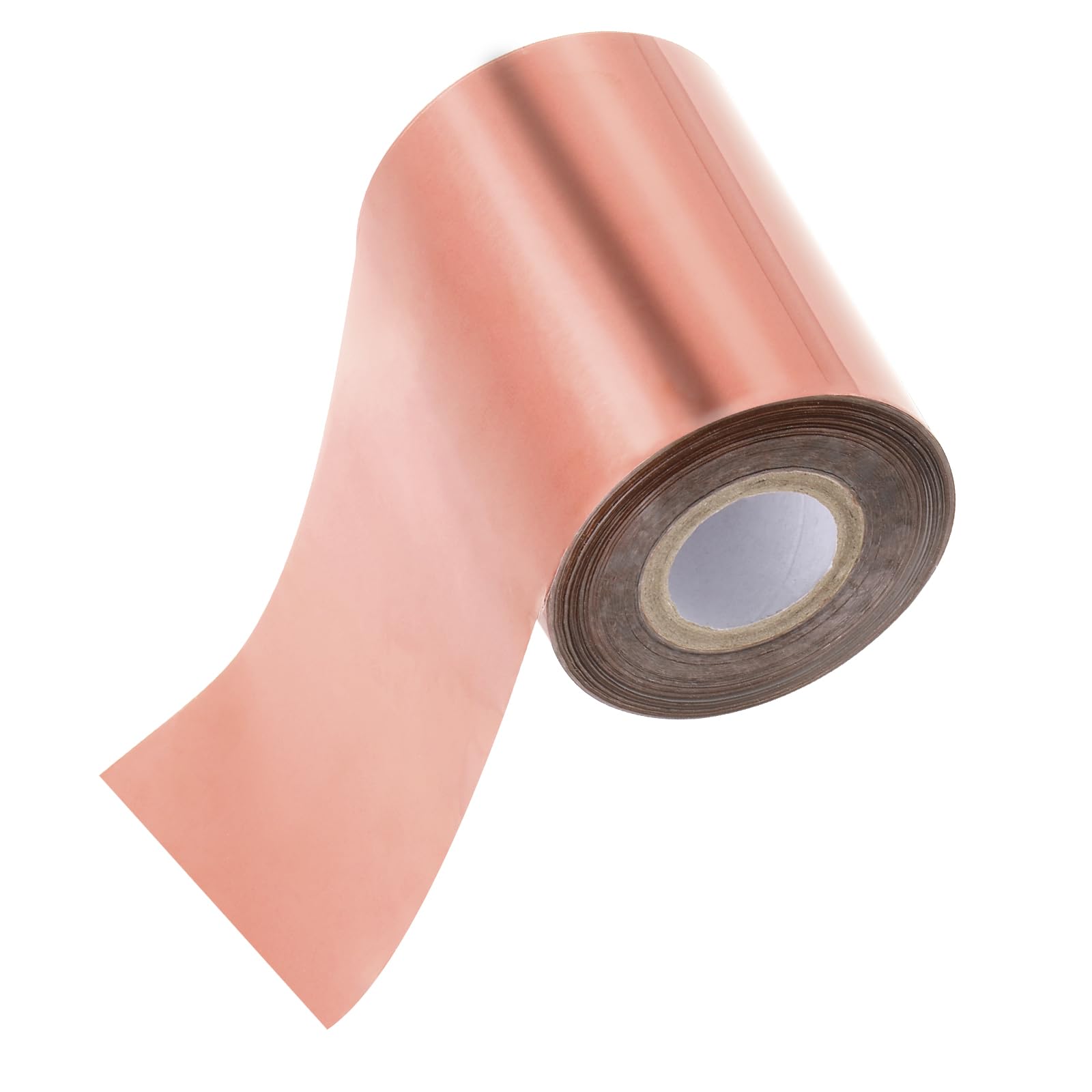 PATIKIL 3.2" x400Ft Hot Stamping Foil Paper,Heat Transfer Hot Stamping Paper Foil Roll for Leather DIY Logo Decor Craft Gift Card Package Scrapbook,Rose Gold