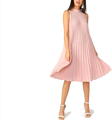 pleated summer dress