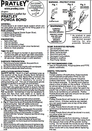 Pratley Powda Bond Adhesive Powder Filler Repair Kit - Thumbnail 7