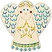 Bucilla Handmade Wood Stitchable Kit, 3 by 3-Inch, Shapes (Set of 8)