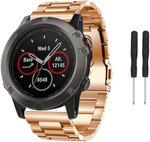 Sunbona - Correa de Repuesto para Reloj Garmin Fenix 5X GPS ...