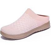 Lightweight Slip-On Clog Shoes for Women & Men – Breathable Knit Upper, Soft Cushioned Sole, Indoor Outdoor Comfort Mules