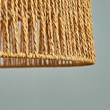 MiniSun Modern Natural Tapered Woven Rope Ceiling Light Shade 50cm view 6