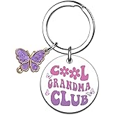 Valentines Day Gift For Her Grandma Women Keychain Best Valentine's Day Gifts For Grandma To Be Gifts For Grandmother From Granddaughter Grandson Birthday Retirement Christmas Gift