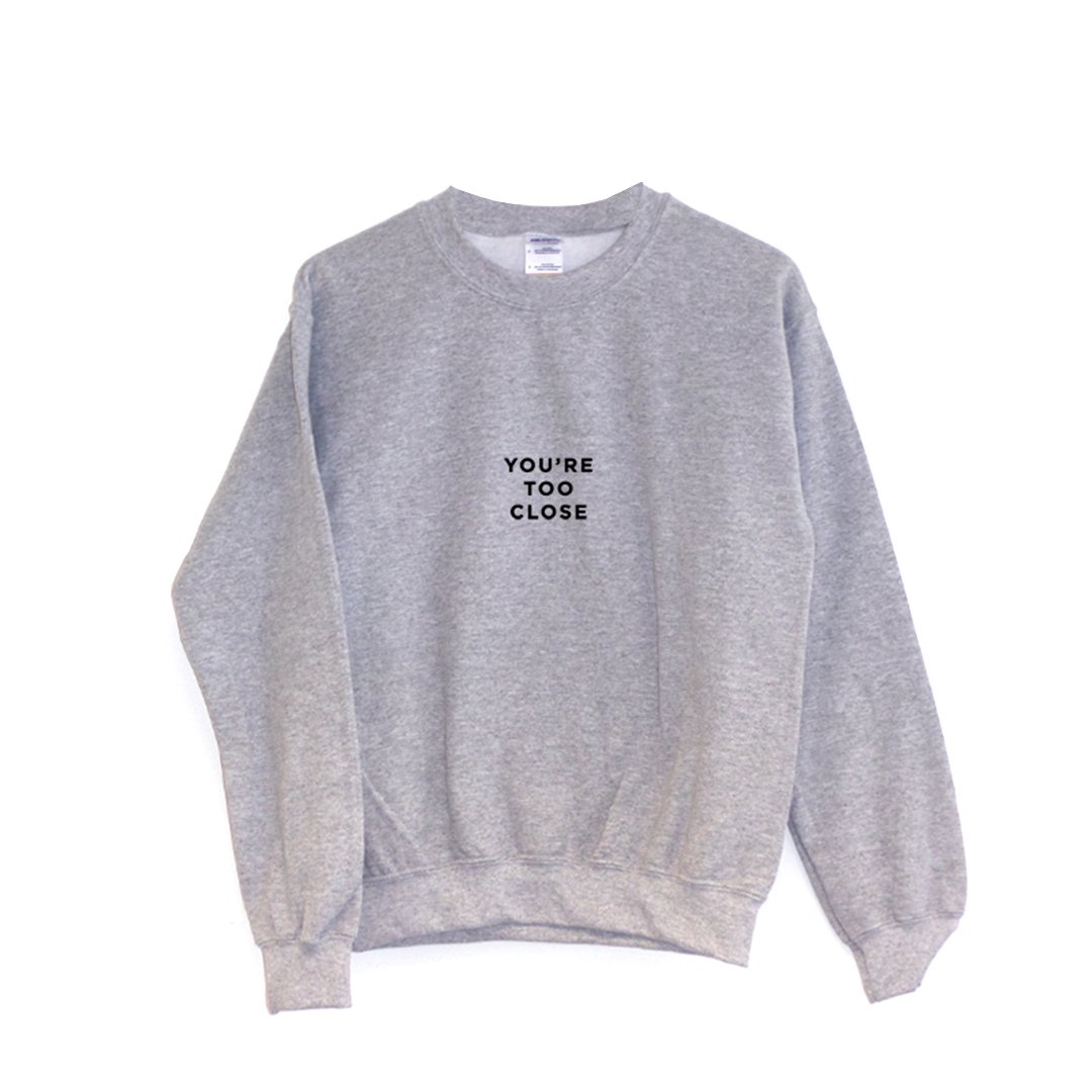 Huge Fan Of Space Both Outer and Personal Sweater Top Jumper Sweatshirt Slogan