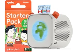 Yoto Player (3rd Gen.) + Starter Pack for Big Kids Bundle – Bluetooth Audio Speaker, All-in-1 Screen-Free Device for Stories 