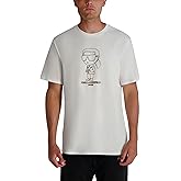 KARL LAGERFELD Mens Crewneck Short Sleeve Graphic Design Relaxed Fit T-Shirt