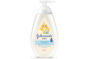 Sabonete Líquido Johnson's Baby Recém-Nascidos, 200ml | Testado por Oftalmologistas, Fórmula Suave, Não Arde os Olhos