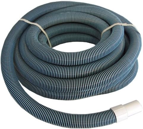 Sunsolar Commercial Grade Vacuum Hose for Swimming Pools - Above Ground Pool & Inground Pool Vacuum Hose - Fits Most Vacuum Heads - Includes Swivel Head - Premium Pool Accessories (1.5 Inch - 50Ft)