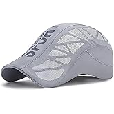 Aeromesh Sport Cap, Stead Sport Cap, Lightweight Breathable, Low-Profile Fit, Adjustable Fit, Sports hat Suitable for Running(Light Gray)