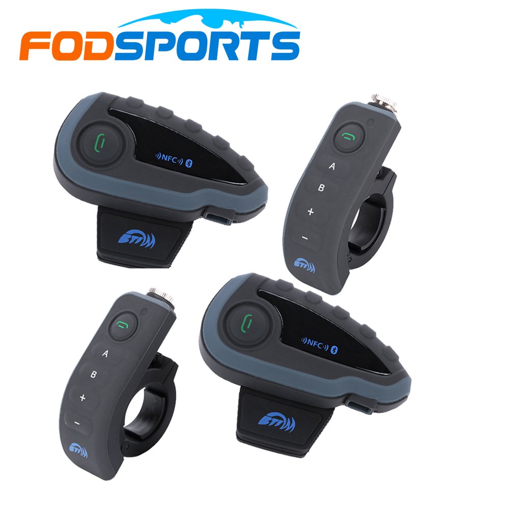 BTI moto de la motocicleta pcs Multi intercomunicador de Bluetooth Interphone Auriculares
