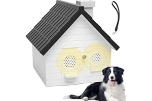 Wagg Bark Box for Barking Dogs, Dog Bark Deterrent Devices, Anti Bark Device for Dogs, Barking Dog Silencer,45 Ft Barking Dog Silencer,Safe for Dogs and Humans,Indoor and Outdoor Use (Black)