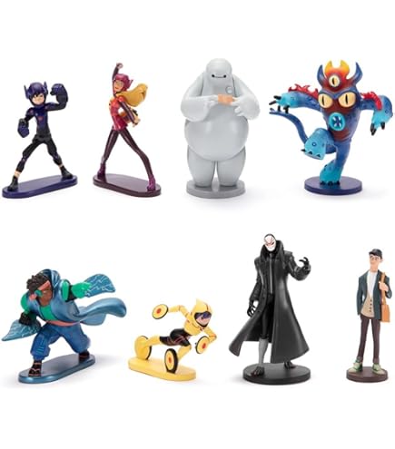 ◆USA限定◆新品未使用 ベイマックス フィギュア 8体 BIGHERO6 ベイマックス プロジェクトベイマックス/BIG HERO6 Projection