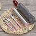 Fork Spoon Chopsticks Set, Rerii Portable Flatware Set, Lunchbox Utensils, Reusable Cutlery Set with Carrying Case, Bag for Work, Outdoor Travel