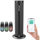 Waterless Essential Oil Diffuser Corded Diffuser | with Hotel Collection Oil Scent Diffuser Starter Kit Cold Air Diffuser 1000 Sq Ft Coverage for Home Office Hotel