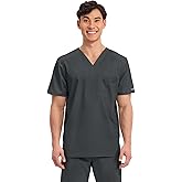 Cherokee Scrub for Men's Tuckable V-Neck Top with 1 Chest Pocket, Pen Slot, Ultra Soft, Durable, 2-Way Stretch Fabric- WW690