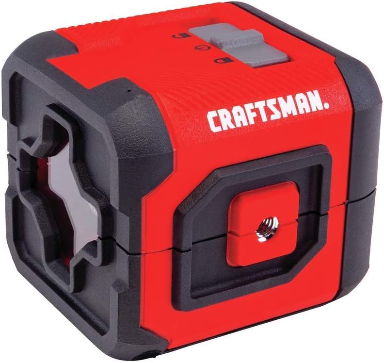CRAFTSMAN Laser Level Tool, Green, Cross Line (CMHT77630) (Renewed