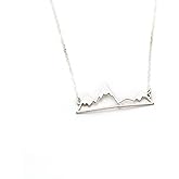 Tracy Tayan Designs Sterling Silver Mountain Necklace