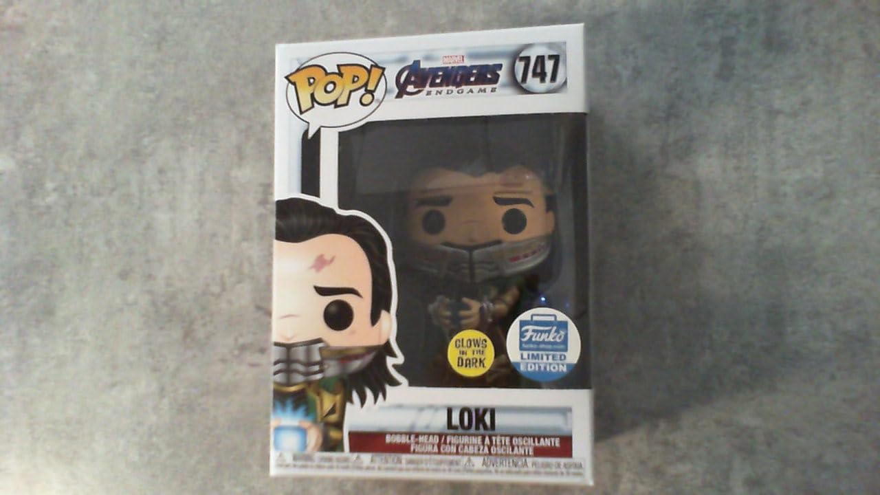 Funko 51288 Pop! Marvel: Avengers Endgame - Loki Glow in the Dark Exclusive #747