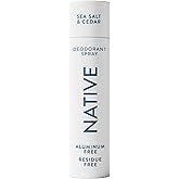 Native Deodorant Spray, Sea Salt & Cedar, 72 Hour Odor Control, Aluminum Free, No Chemical Propellant, Contains Naturally Derived Ingredients, 3.5 oz