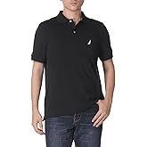 Nautica Mens Classic Fit Short Sleeve Solid Soft Cotton Polo Shirt