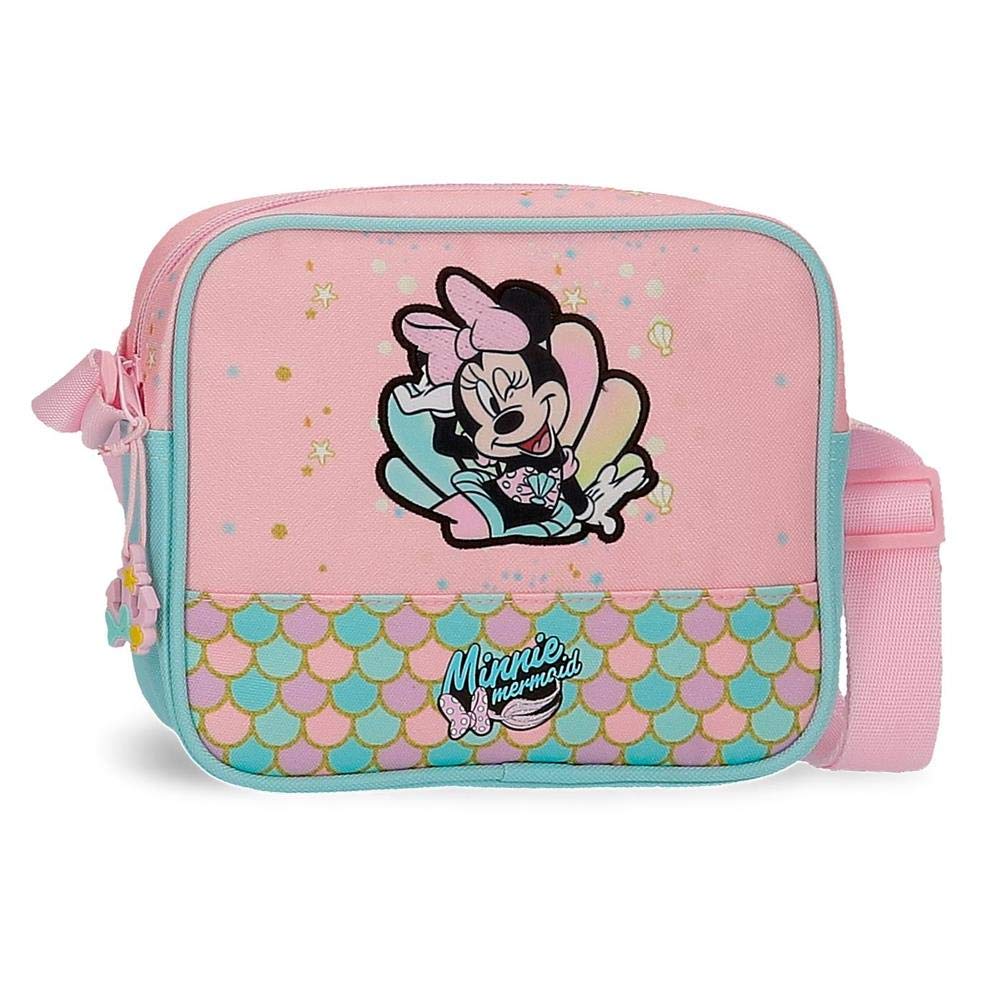 Disney Minnie Mermaid Shoulder bag Pink 18x15x5 cm Polyester