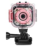 DROGRACE Children Kids Camera Waterproof Digital Video HD Action Camera 1080P Sp