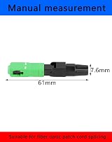 YAODHAOD 5PCS SC APC to FC UPC Female Fiber Optic Fast Connector Single Mode view 4