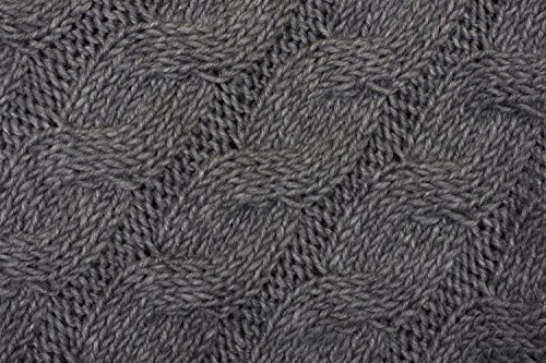styleBREAKER-Strick-Poncho-mit-Zopfmuster-Rundhals-Strickponcho-Grobstrick-Damen-08010040