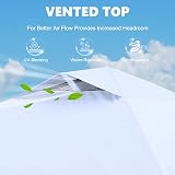 MasterCanopy Durable Ez Pop-up Gazebo 2.5x2.5M White with Sidewall view 3